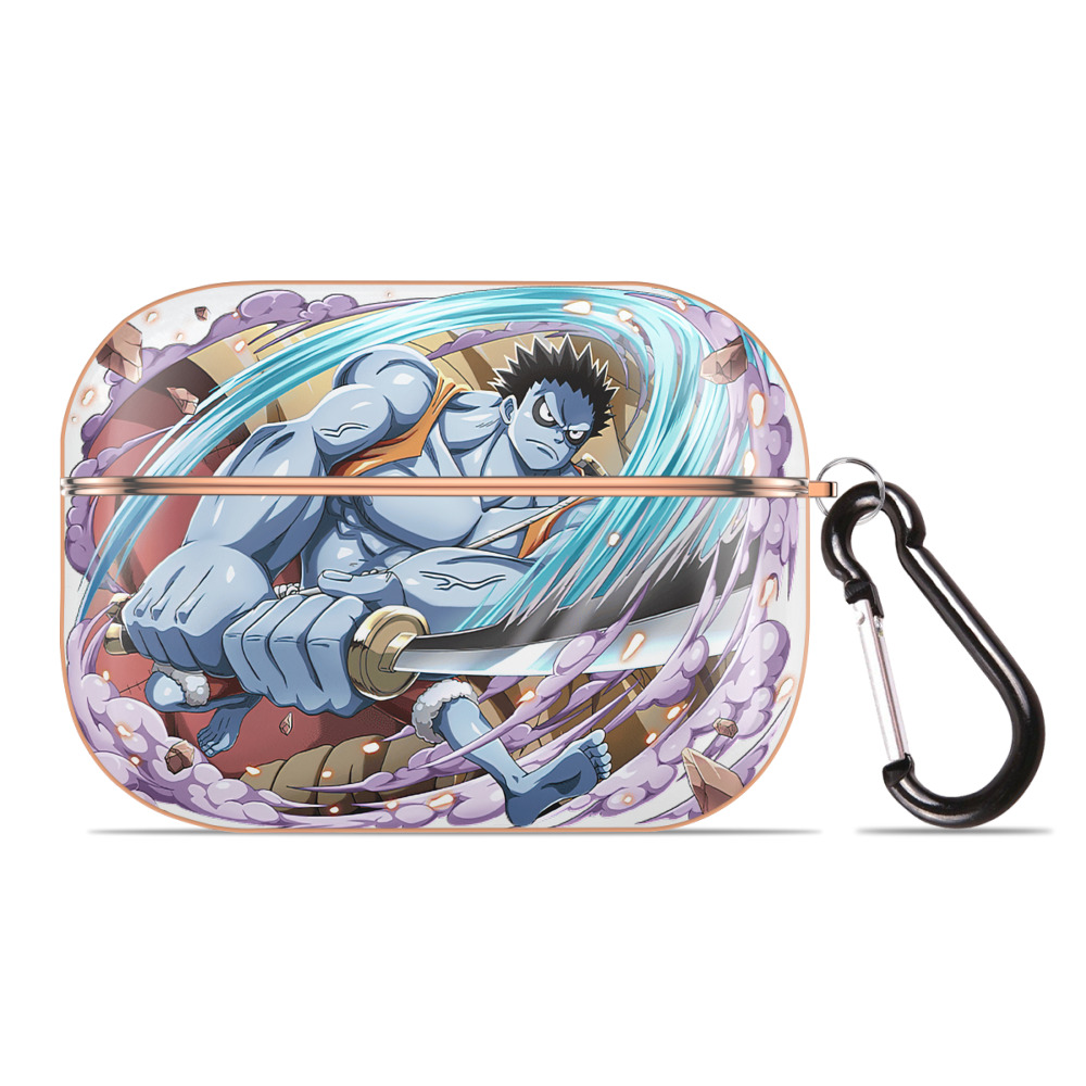 ワンピース モンキー・D・ルフィ ONE PIECE Monkey D. Luffy 【AirPods Pro用】ハードシェル保護ケース｜耐衝撃・防指紋・カラビナ付き商品仕様
