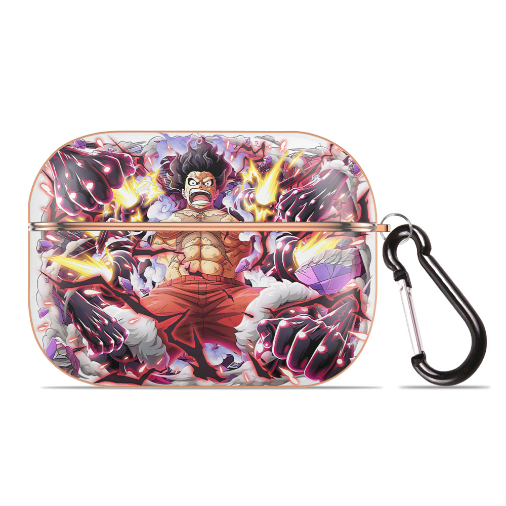 ワンピース モンキー・D・ルフィ ONE PIECE Monkey D. Luffy 【AirPods Pro用】ハードシェル保護ケース｜耐衝撃・防指紋・カラビナ付き商品仕様