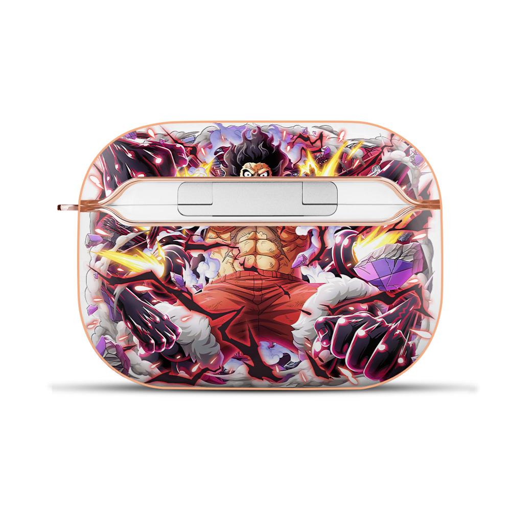 ワンピース モンキー・D・ルフィ ONE PIECE Monkey D. Luffy 【AirPods Pro用】ハードシェル保護ケース｜耐衝撃・防指紋・カラビナ付き商品仕様