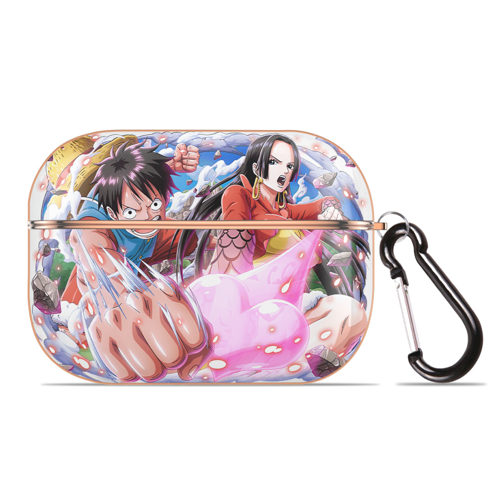 ワンピース モンキー・D・ルフィ ONE PIECE Monkey D. Luffy 【AirPods Pro用】ハードシェル保護ケース｜耐衝撃・防指紋・カラビナ付き商品仕様