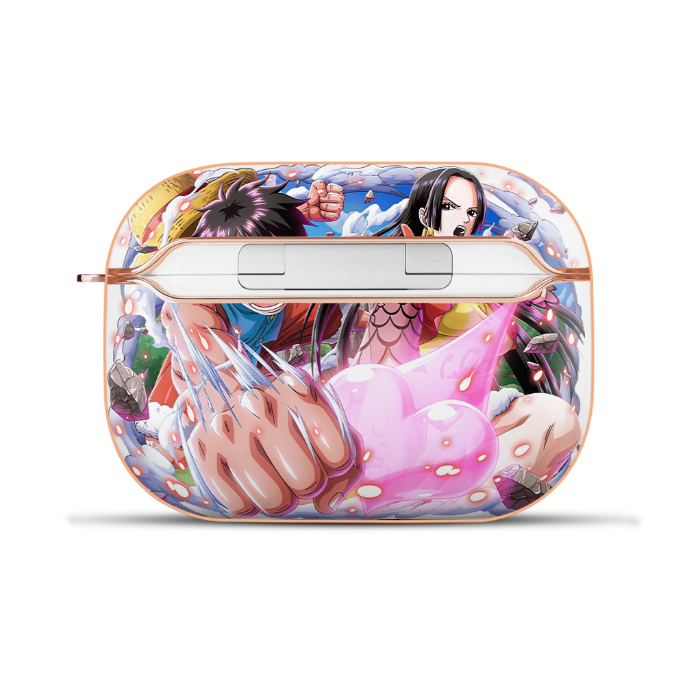 ワンピース モンキー・D・ルフィ ONE PIECE Monkey D. Luffy 【AirPods Pro用】ハードシェル保護ケース｜耐衝撃・防指紋・カラビナ付き商品仕様