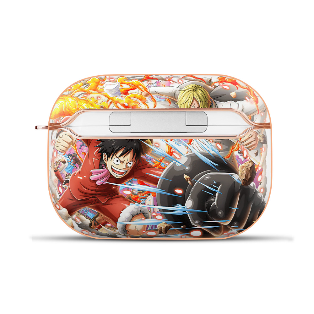 ワンピース モンキー・D・ルフィ ONE PIECE Monkey D. Luffy 【AirPods Pro用】ハードシェル保護ケース｜耐衝撃・防指紋・カラビナ付き商品仕様