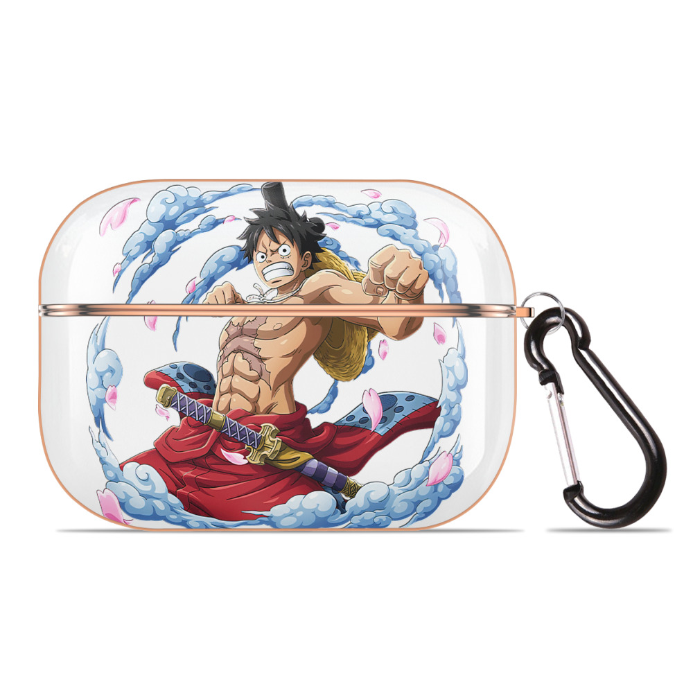 ワンピース モンキー・D・ルフィ ONE PIECE Monkey D. Luffy 【AirPods Pro用】ハードシェル保護ケース｜耐衝撃・防指紋・カラビナ付き商品仕様