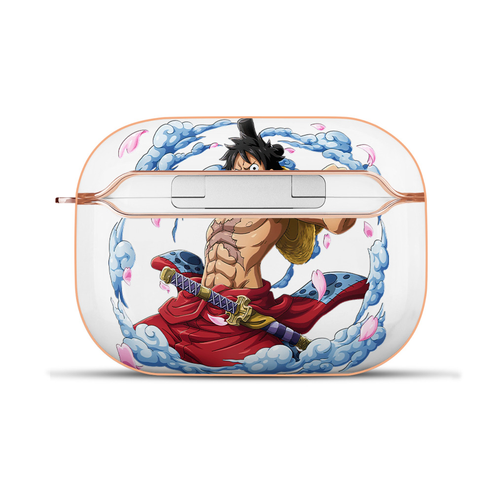 ワンピース モンキー・D・ルフィ ONE PIECE Monkey D. Luffy 【AirPods Pro用】ハードシェル保護ケース｜耐衝撃・防指紋・カラビナ付き商品仕様