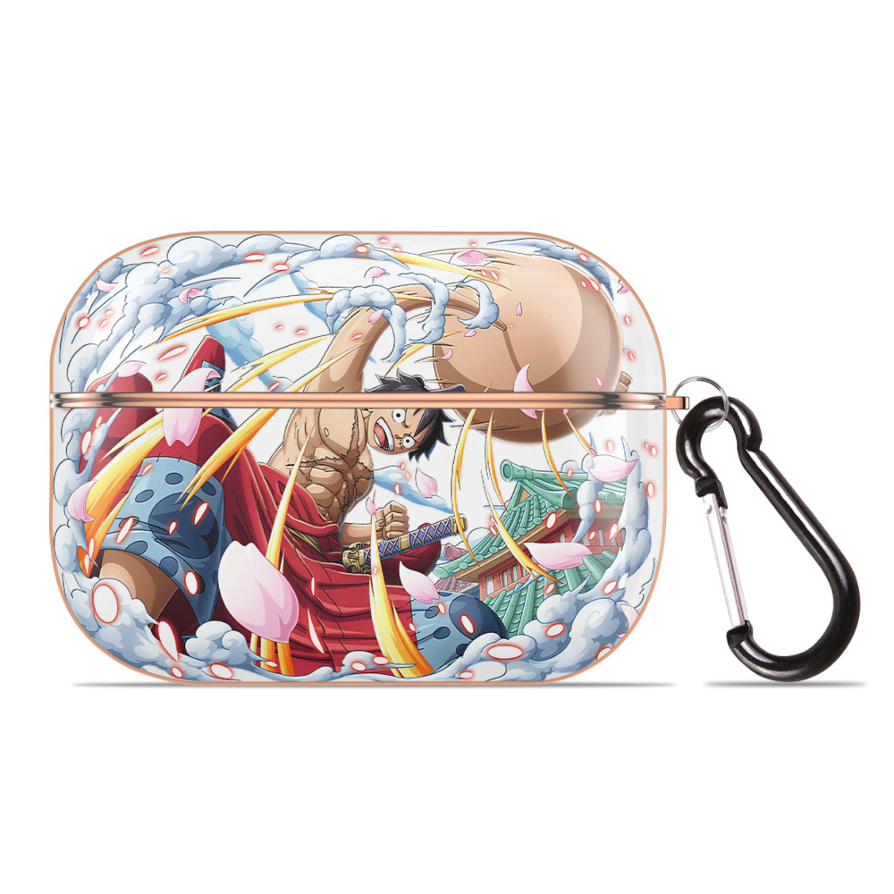 ワンピース モンキー・D・ルフィ ONE PIECE Monkey D. Luffy 【AirPods Pro用】ハードシェル保護ケース｜耐衝撃・防指紋・カラビナ付き商品仕様