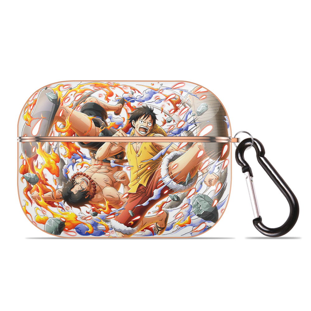 ワンピース モンキー・D・ルフィ ONE PIECE Monkey D. Luffy 【AirPods Pro用】ハードシェル保護ケース｜耐衝撃・防指紋・カラビナ付き商品仕様