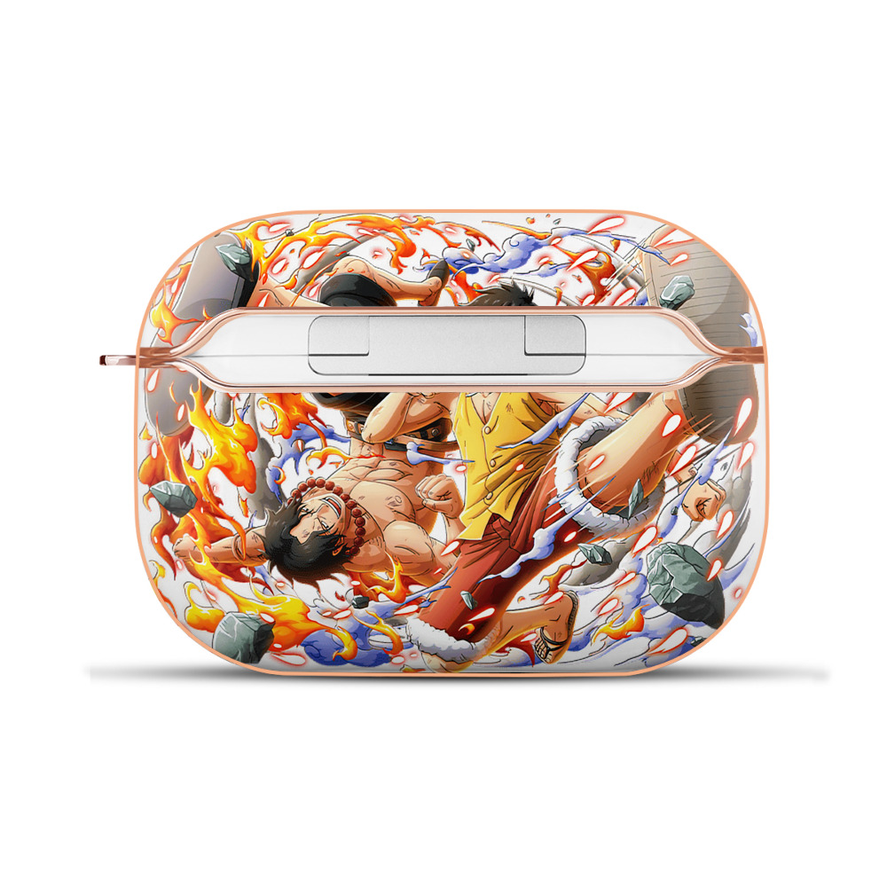 ワンピース モンキー・D・ルフィ ONE PIECE Monkey D. Luffy 【AirPods Pro用】ハードシェル保護ケース｜耐衝撃・防指紋・カラビナ付き商品仕様