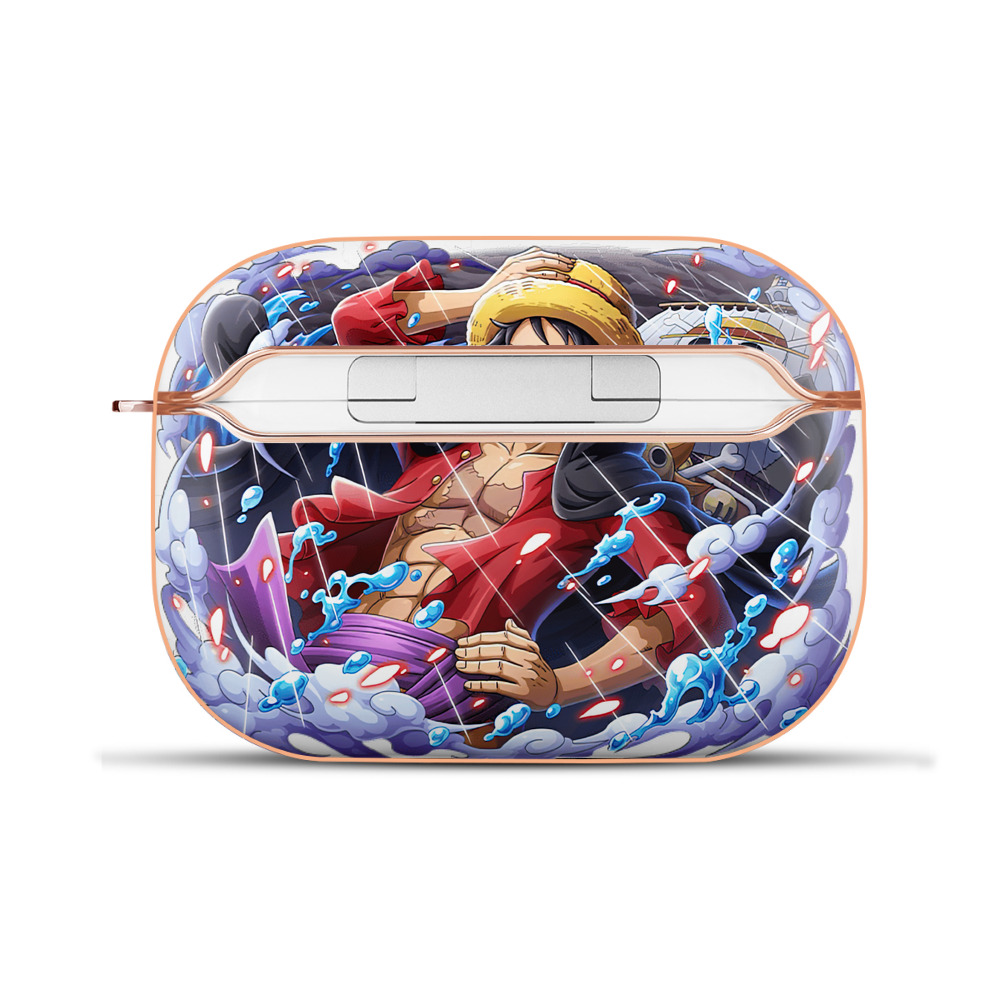 ワンピース モンキー・D・ルフィ ONE PIECE Monkey D. Luffy 【AirPods Pro用】ハードシェル保護ケース｜耐衝撃・防指紋・カラビナ付き商品仕様