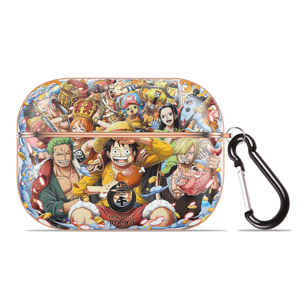 ワンピース モンキー・D・ルフィ ONE PIECE Monkey D. Luffy 【AirPods Pro用】ハードシェル保護ケース｜耐衝撃・防指紋・カラビナ付き商品仕様