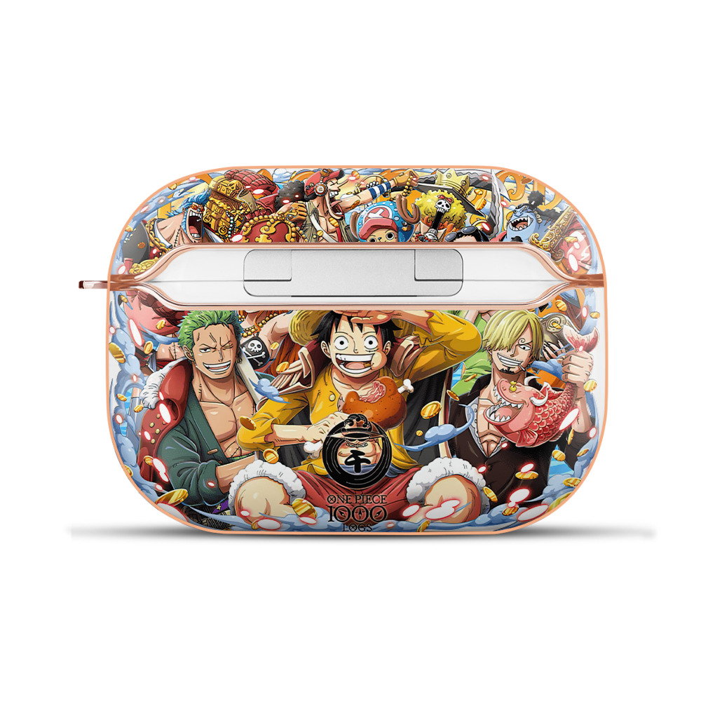 ワンピース モンキー・D・ルフィ ONE PIECE Monkey D. Luffy 【AirPods Pro用】ハードシェル保護ケース｜耐衝撃・防指紋・カラビナ付き商品仕様