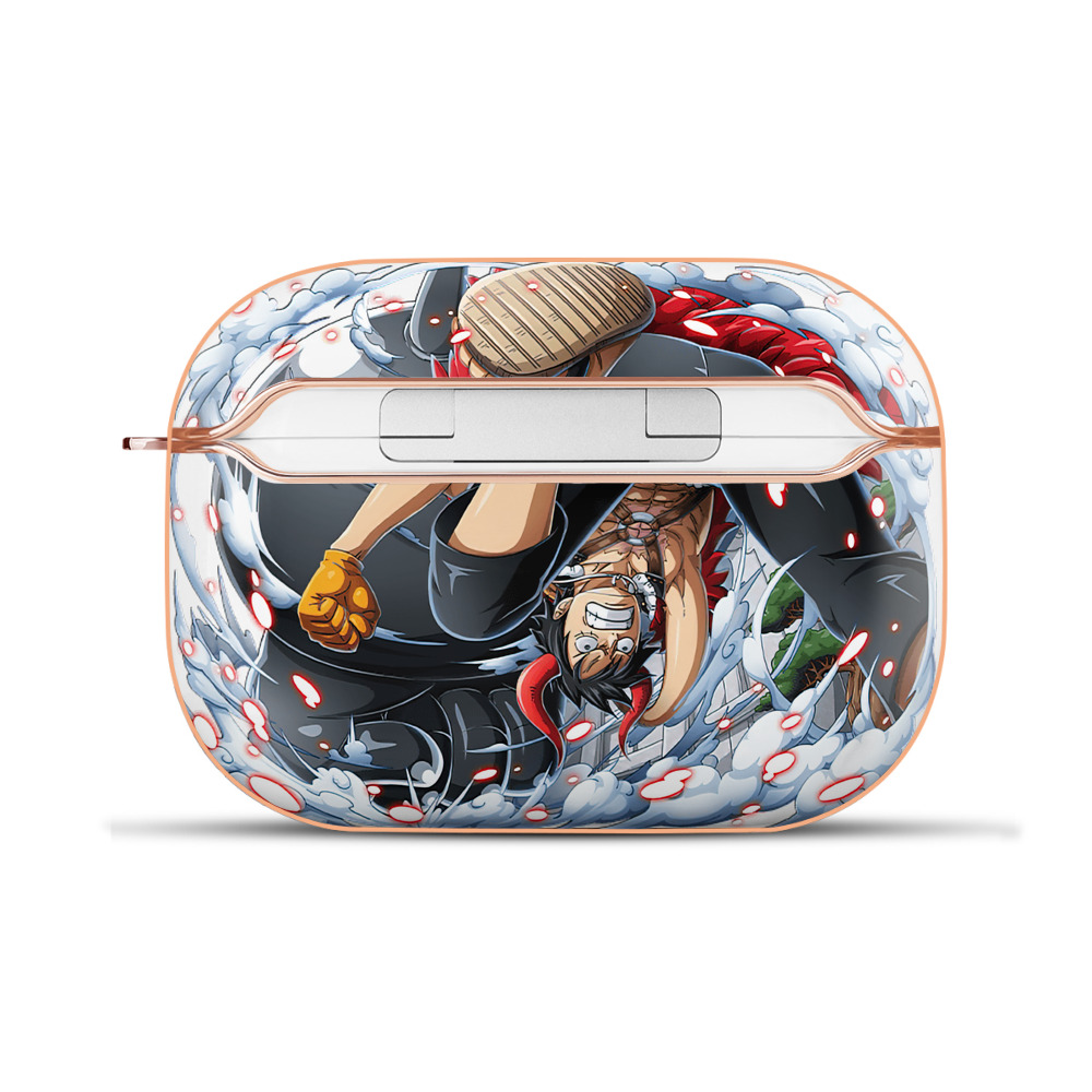 ワンピース モンキー・D・ルフィ ONE PIECE Monkey D. Luffy 【AirPods Pro用】ハードシェル保護ケース｜耐衝撃・防指紋・カラビナ付き商品仕様