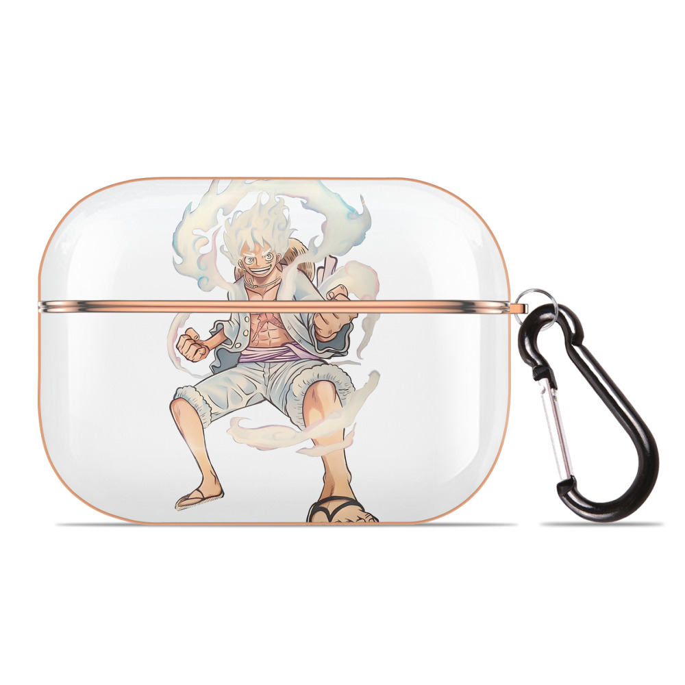 ワンピース モンキー・D・ルフィ ONE PIECE Monkey D. Luffy 【AirPods Pro用】ハードシェル保護ケース｜耐衝撃・防指紋・カラビナ付き商品仕様