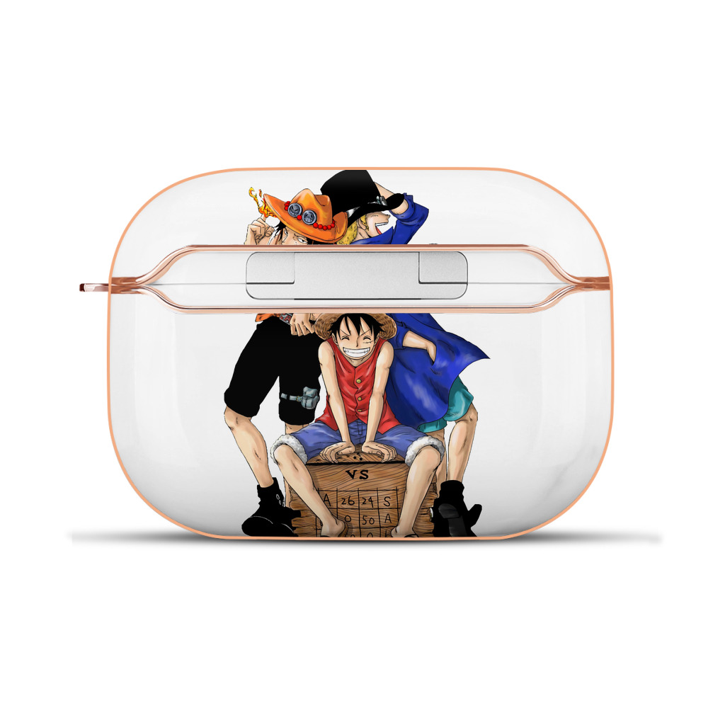 ワンピース モンキー・D・ルフィ ONE PIECE Monkey D. Luffy 【AirPods Pro用】ハードシェル保護ケース｜耐衝撃・防指紋・カラビナ付き商品仕様