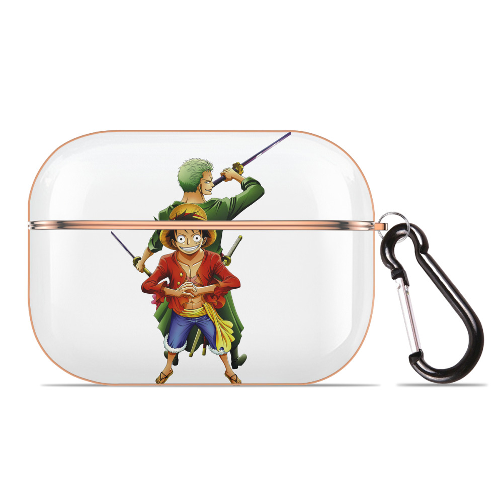 ワンピース モンキー・D・ルフィ ONE PIECE Monkey D. Luffy 【AirPods Pro用】ハードシェル保護ケース｜耐衝撃・防指紋・カラビナ付き商品仕様