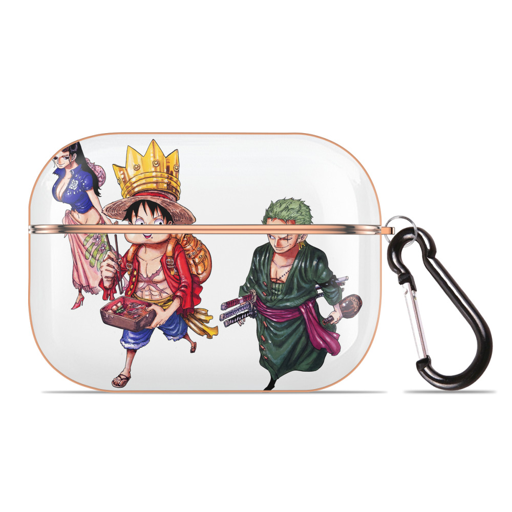 ワンピース モンキー・D・ルフィ ONE PIECE Monkey D. Luffy 【AirPods Pro用】ハードシェル保護ケース｜耐衝撃・防指紋・カラビナ付き商品仕様