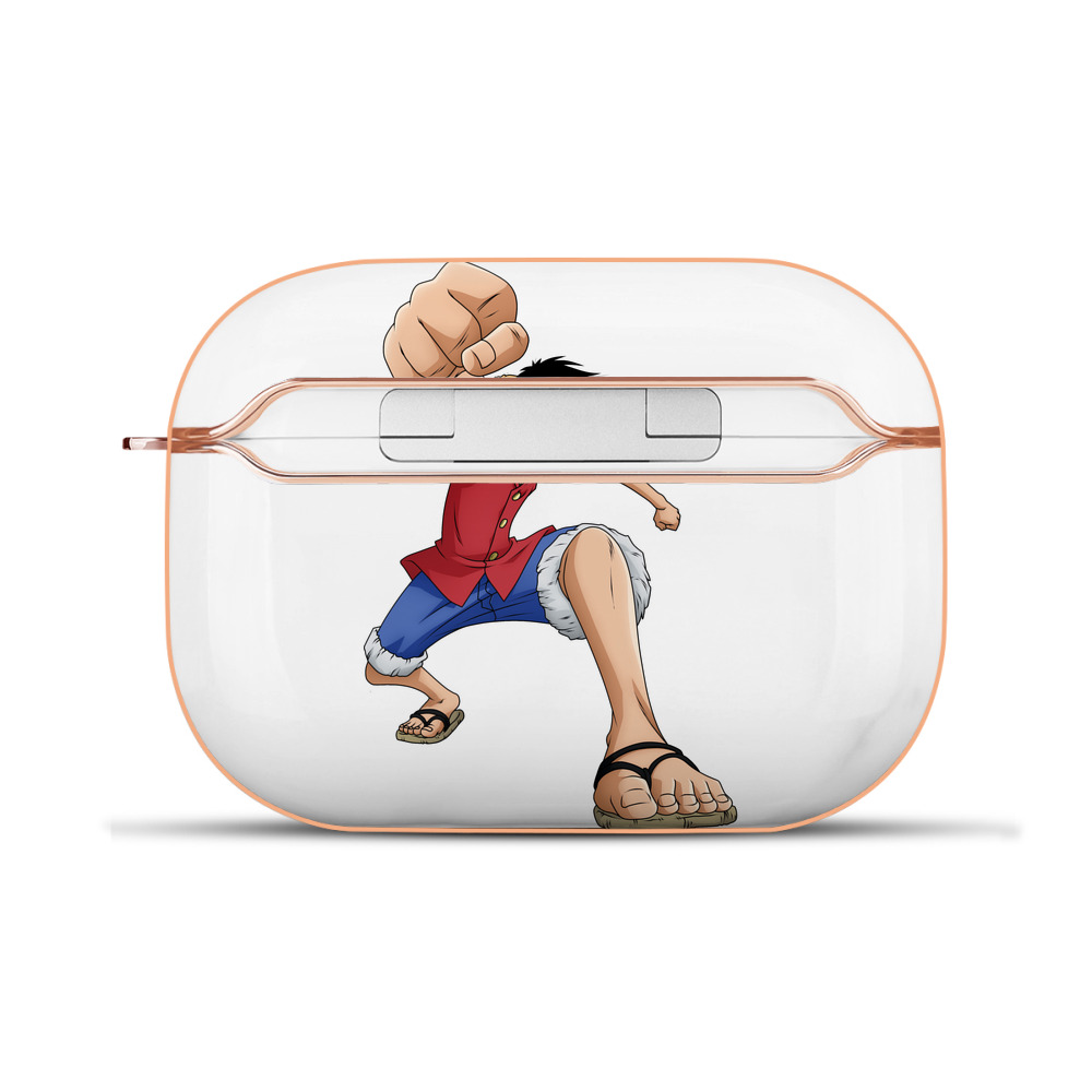 ワンピース モンキー・D・ルフィ ONE PIECE Monkey D. Luffy 【AirPods Pro用】ハードシェル保護ケース｜耐衝撃・防指紋・カラビナ付き商品仕様