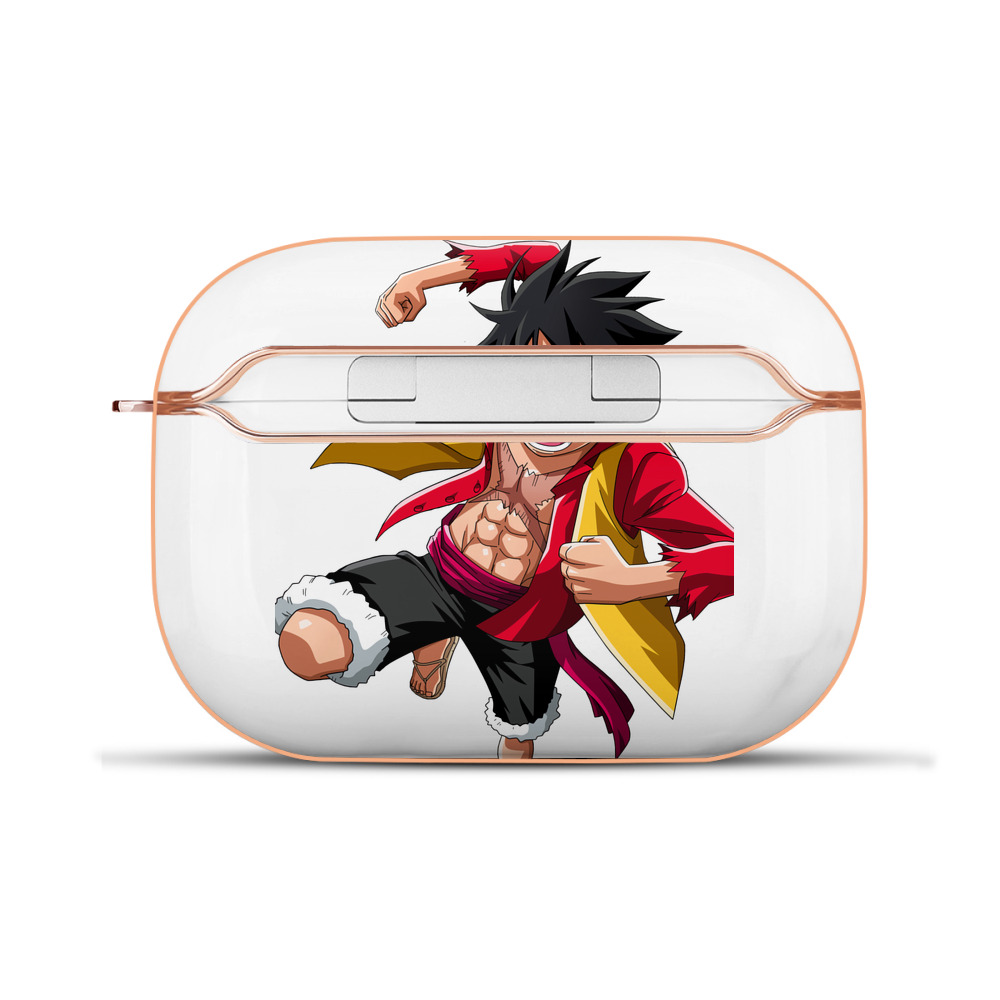 ワンピース モンキー・D・ルフィ ONE PIECE Monkey D. Luffy 【AirPods Pro用】ハードシェル保護ケース｜耐衝撃・防指紋・カラビナ付き商品仕様