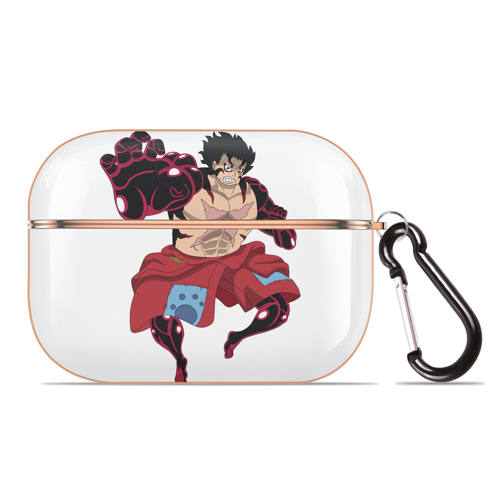 ワンピース モンキー・D・ルフィ ONE PIECE Monkey D. Luffy 【AirPods Pro用】ハードシェル保護ケース｜耐衝撃・防指紋・カラビナ付き商品仕様