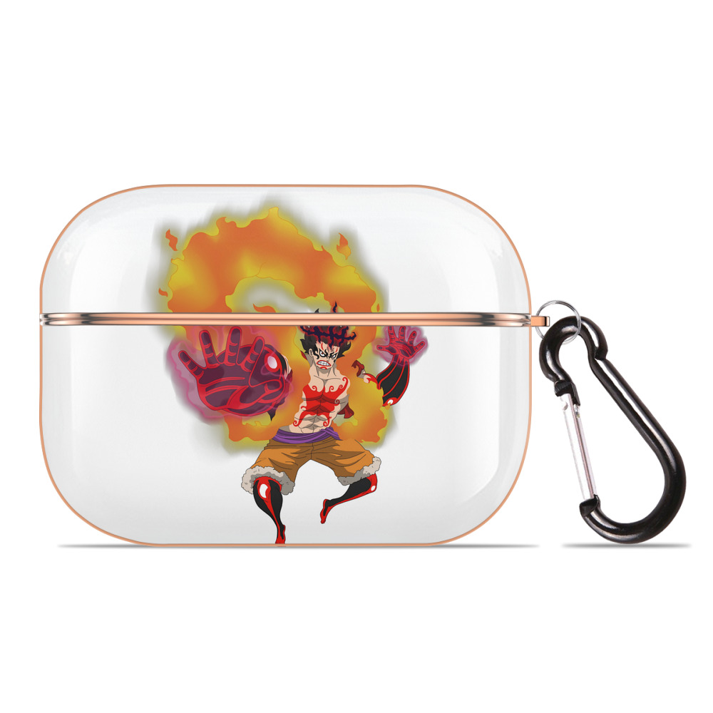 ワンピース モンキー・D・ルフィ ONE PIECE Monkey D. Luffy 【AirPods Pro用】ハードシェル保護ケース｜耐衝撃・防指紋・カラビナ付き商品仕様