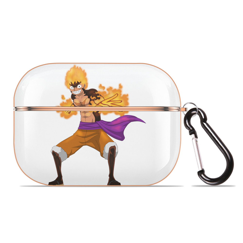 ワンピース モンキー・D・ルフィ ONE PIECE Monkey D. Luffy 【AirPods Pro用】ハードシェル保護ケース｜耐衝撃・防指紋・カラビナ付き商品仕様