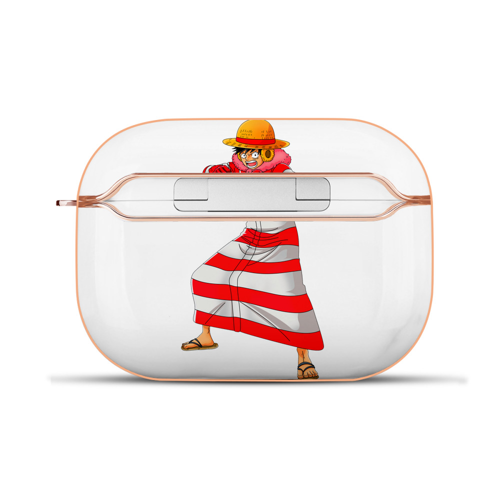 ワンピース モンキー・D・ルフィ ONE PIECE Monkey D. Luffy 【AirPods Pro用】ハードシェル保護ケース｜耐衝撃・防指紋・カラビナ付き商品仕様