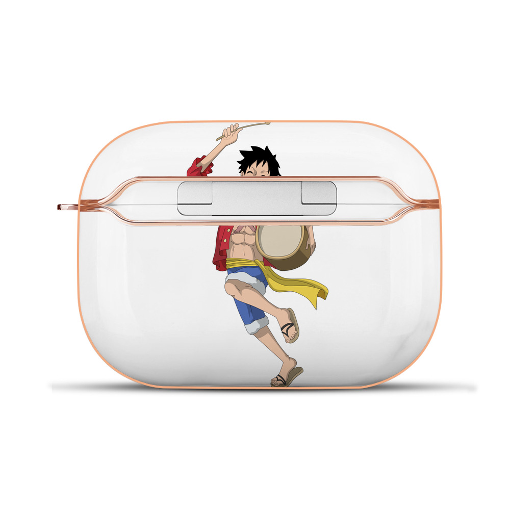 ワンピース モンキー・D・ルフィ ONE PIECE Monkey D. Luffy 【AirPods Pro用】ハードシェル保護ケース｜耐衝撃・防指紋・カラビナ付き商品仕様