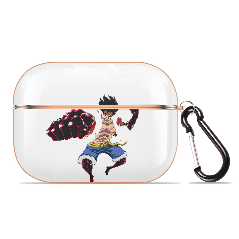 ワンピース モンキー・D・ルフィ ONE PIECE Monkey D. Luffy 【AirPods Pro用】ハードシェル保護ケース｜耐衝撃・防指紋・カラビナ付き商品仕様