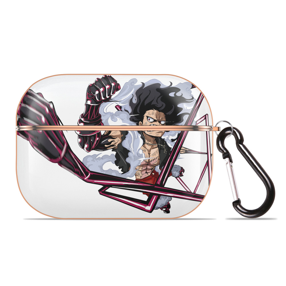 ワンピース モンキー・D・ルフィ ONE PIECE Monkey D. Luffy 【AirPods Pro用】ハードシェル保護ケース｜耐衝撃・防指紋・カラビナ付き商品仕様