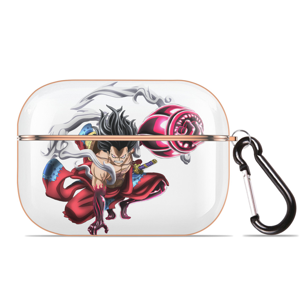 ワンピース モンキー・D・ルフィ ONE PIECE Monkey D. Luffy 【AirPods Pro用】ハードシェル保護ケース｜耐衝撃・防指紋・カラビナ付き商品仕様