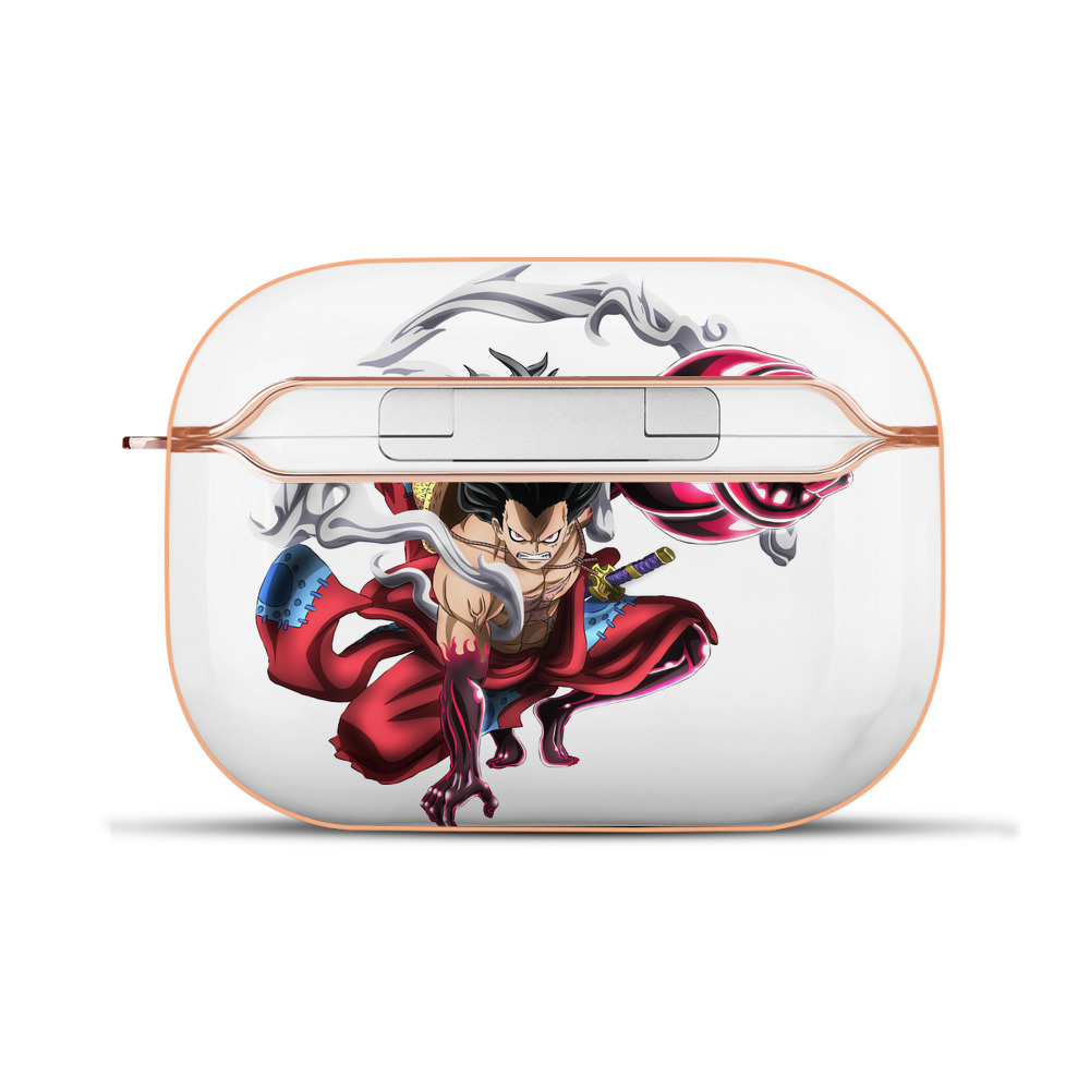 ワンピース モンキー・D・ルフィ ONE PIECE Monkey D. Luffy 【AirPods Pro用】ハードシェル保護ケース｜耐衝撃・防指紋・カラビナ付き商品仕様