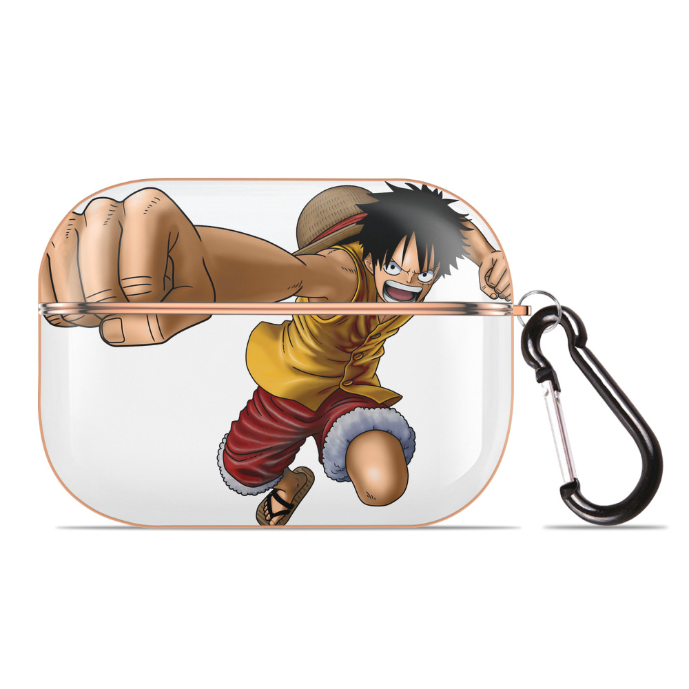 ワンピース モンキー・D・ルフィ ONE PIECE Monkey D. Luffy 【AirPods Pro用】ハードシェル保護ケース｜耐衝撃・防指紋・カラビナ付き商品仕様