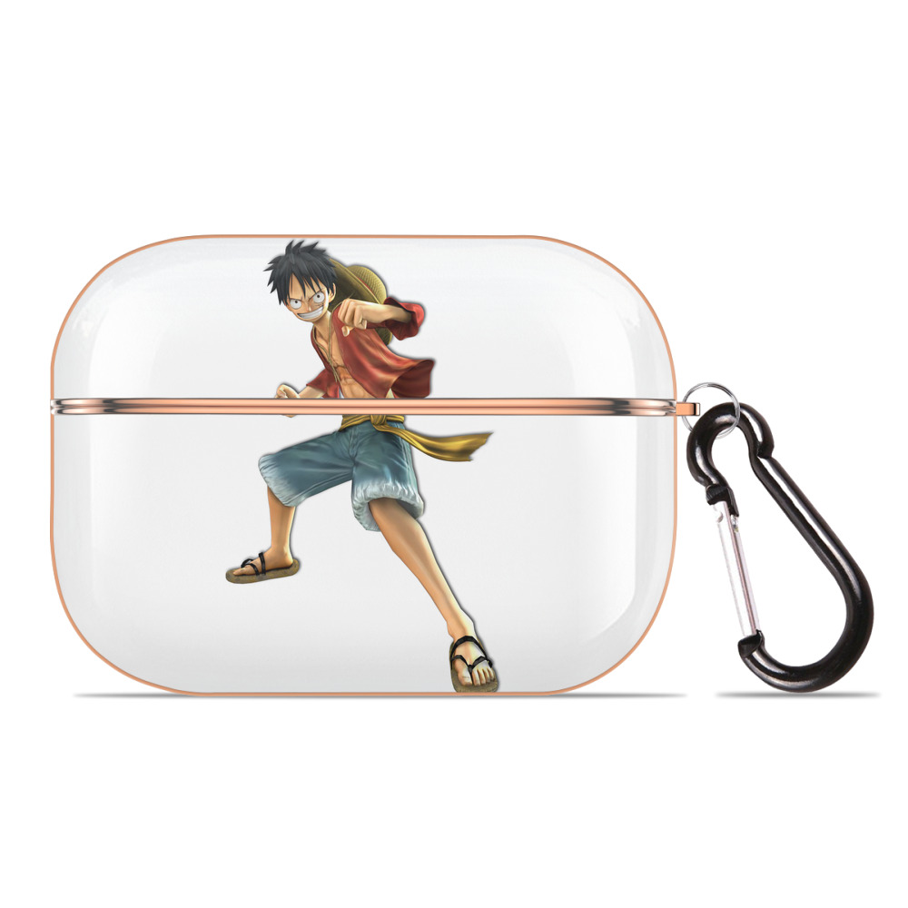 ワンピース モンキー・D・ルフィ ONE PIECE Monkey D. Luffy 【AirPods Pro用】ハードシェル保護ケース｜耐衝撃・防指紋・カラビナ付き商品仕様