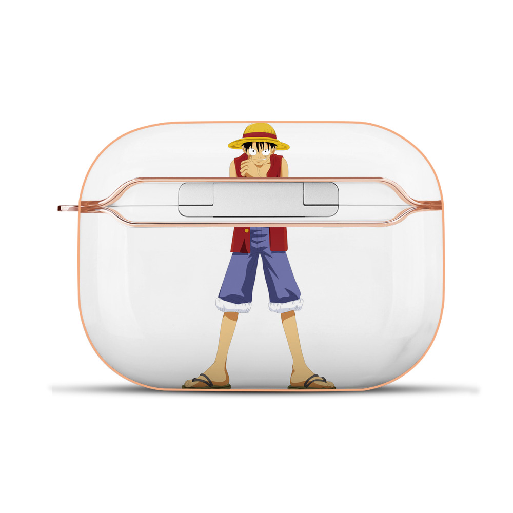 ワンピース モンキー・D・ルフィ ONE PIECE Monkey D. Luffy 【AirPods Pro用】ハードシェル保護ケース｜耐衝撃・防指紋・カラビナ付き商品仕様