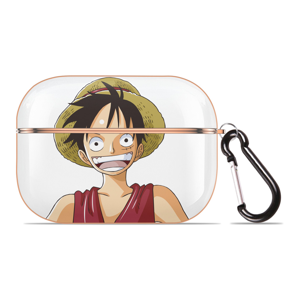 ワンピース モンキー・D・ルフィ ONE PIECE Monkey D. Luffy 【AirPods Pro用】ハードシェル保護ケース｜耐衝撃・防指紋・カラビナ付き商品仕様