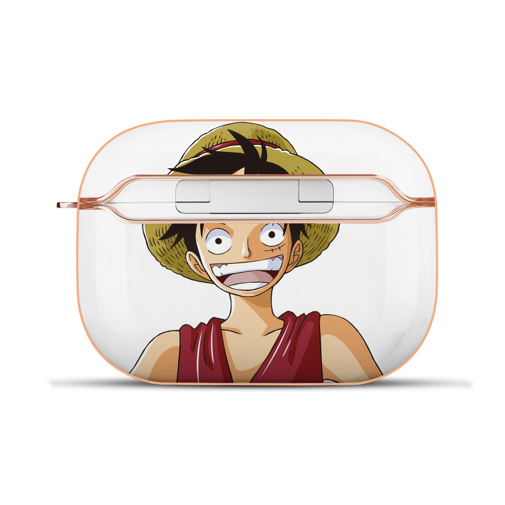 ワンピース モンキー・D・ルフィ ONE PIECE Monkey D. Luffy 【AirPods Pro用】ハードシェル保護ケース｜耐衝撃・防指紋・カラビナ付き商品仕様