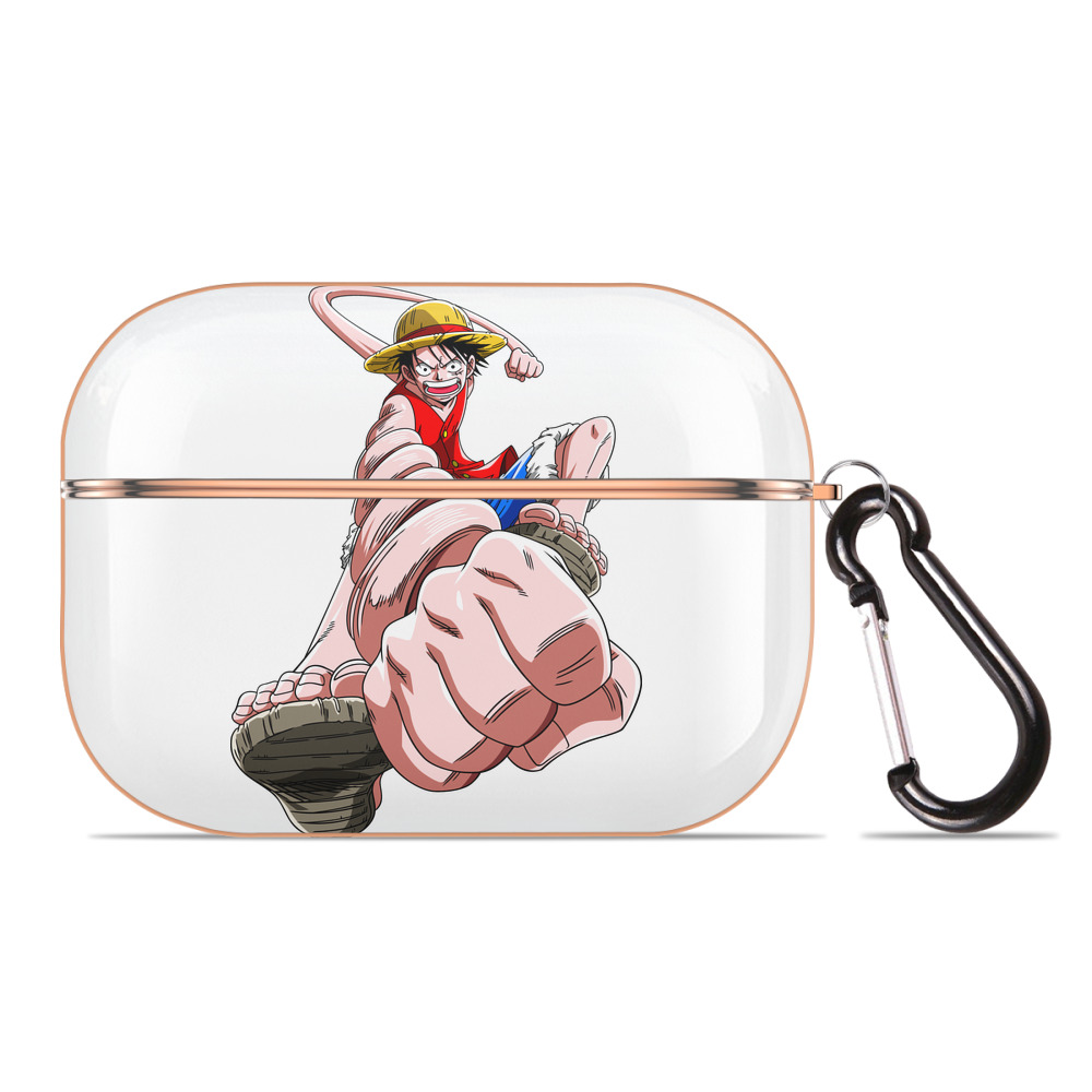 ワンピース モンキー・D・ルフィ ONE PIECE Monkey D. Luffy 【AirPods Pro用】ハードシェル保護ケース｜耐衝撃・防指紋・カラビナ付き商品仕様