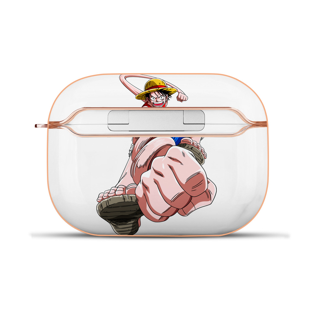 ワンピース モンキー・D・ルフィ ONE PIECE Monkey D. Luffy 【AirPods Pro用】ハードシェル保護ケース｜耐衝撃・防指紋・カラビナ付き商品仕様