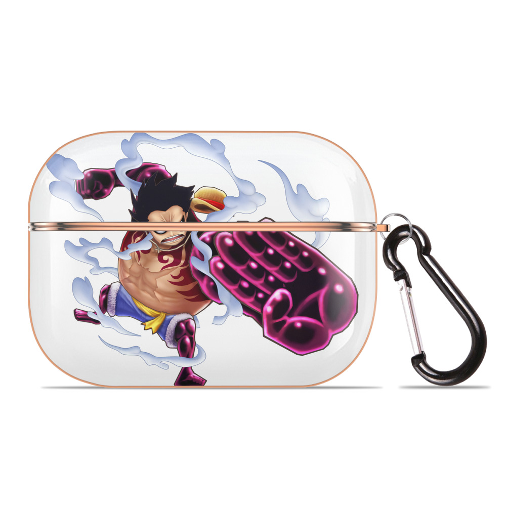 ワンピース モンキー・D・ルフィ ONE PIECE Monkey D. Luffy 【AirPods Pro用】ハードシェル保護ケース｜耐衝撃・防指紋・カラビナ付き商品仕様