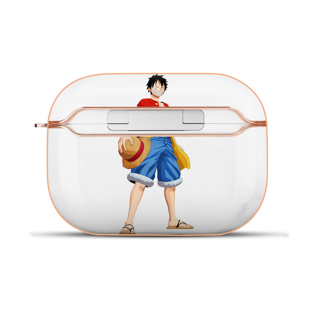 ワンピース モンキー・D・ルフィ ONE PIECE Monkey D. Luffy 【AirPods Pro用】ハードシェル保護ケース｜耐衝撃・防指紋・カラビナ付き商品仕様