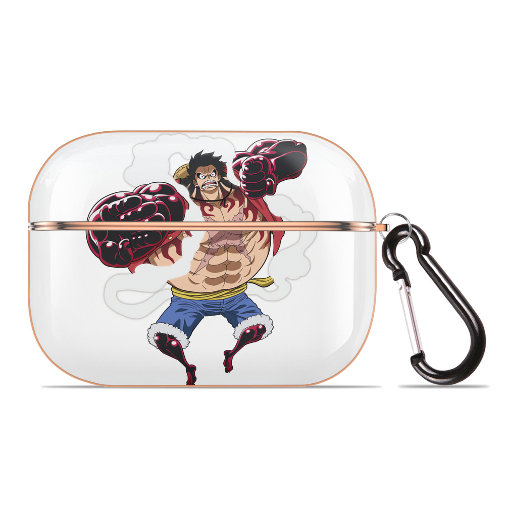 ワンピース モンキー・D・ルフィ ONE PIECE Monkey D. Luffy 【AirPods Pro用】ハードシェル保護ケース｜耐衝撃・防指紋・カラビナ付き商品仕様
