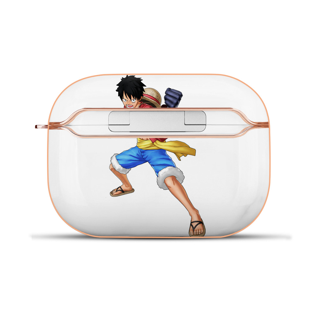 ワンピース モンキー・D・ルフィ ONE PIECE Monkey D. Luffy 【AirPods Pro用】ハードシェル保護ケース｜耐衝撃・防指紋・カラビナ付き商品仕様