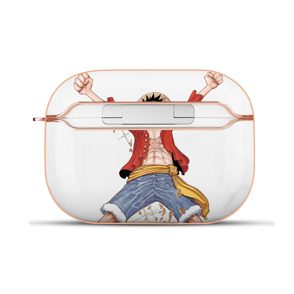 ワンピース モンキー・D・ルフィ ONE PIECE Monkey D. Luffy 【AirPods Pro用】ハードシェル保護ケース｜耐衝撃・防指紋・カラビナ付き商品仕様