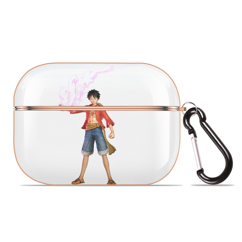 ワンピース モンキー・D・ルフィ ONE PIECE Monkey D. Luffy 【AirPods Pro用】ハードシェル保護ケース｜耐衝撃・防指紋・カラビナ付き商品仕様