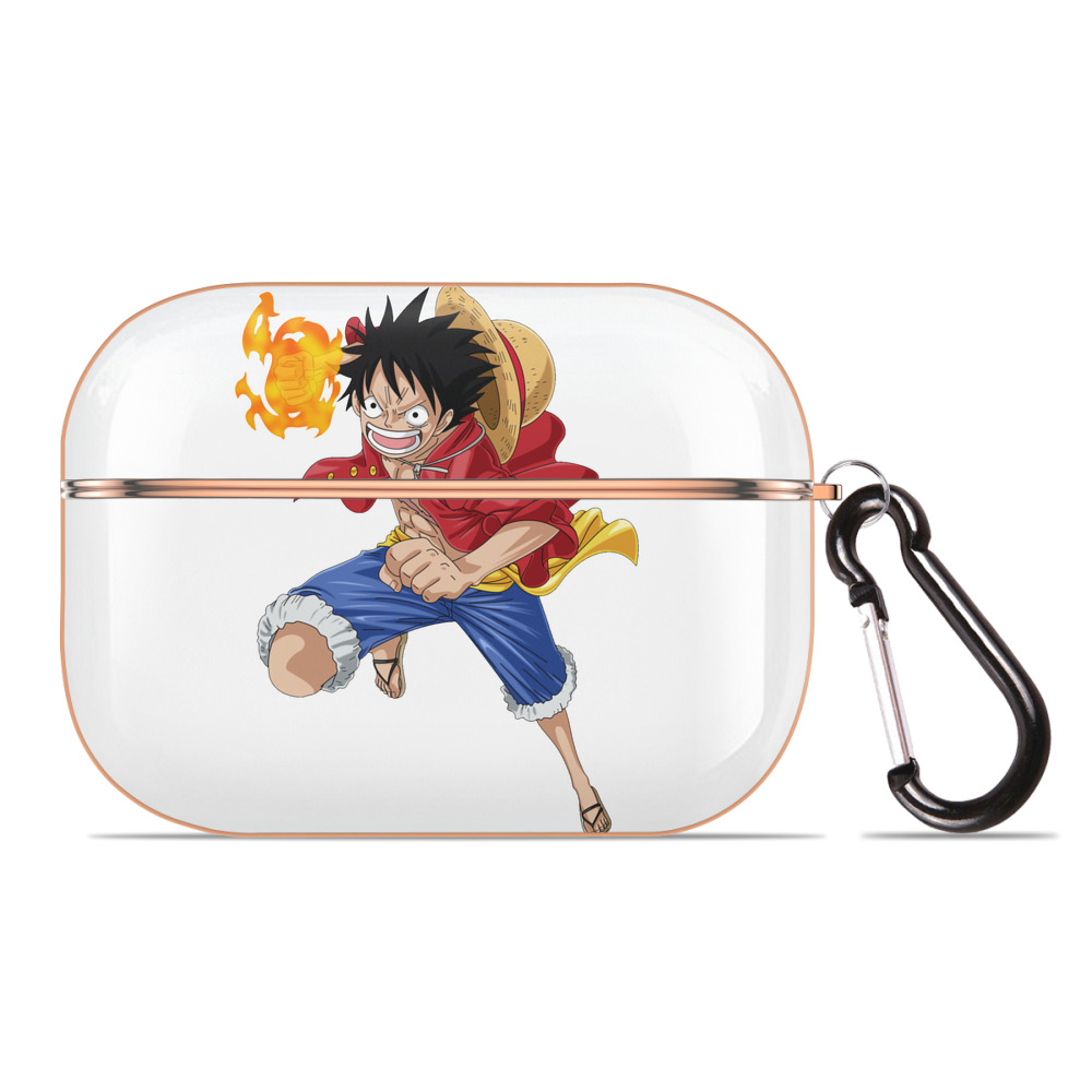 ワンピース モンキー・D・ルフィ ONE PIECE Monkey D. Luffy 【AirPods Pro用】ハードシェル保護ケース｜耐衝撃・防指紋・カラビナ付き商品仕様