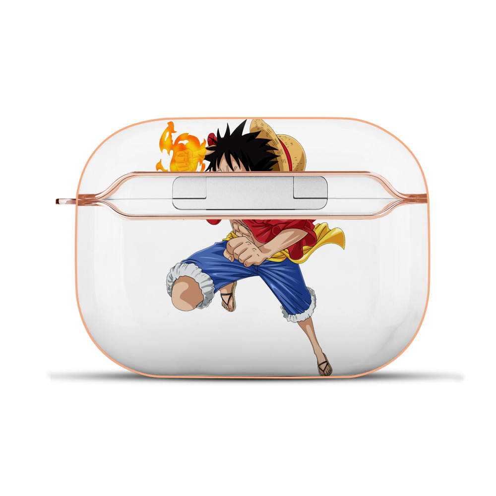 ワンピース モンキー・D・ルフィ ONE PIECE Monkey D. Luffy 【AirPods Pro用】ハードシェル保護ケース｜耐衝撃・防指紋・カラビナ付き商品仕様