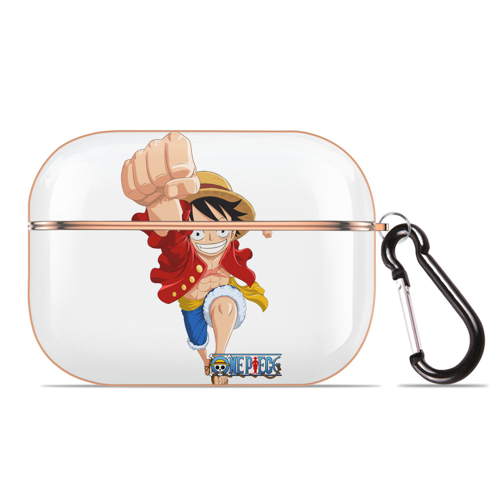 ワンピース モンキー・D・ルフィ ONE PIECE Monkey D. Luffy 【AirPods Pro用】ハードシェル保護ケース｜耐衝撃・防指紋・カラビナ付き商品仕様