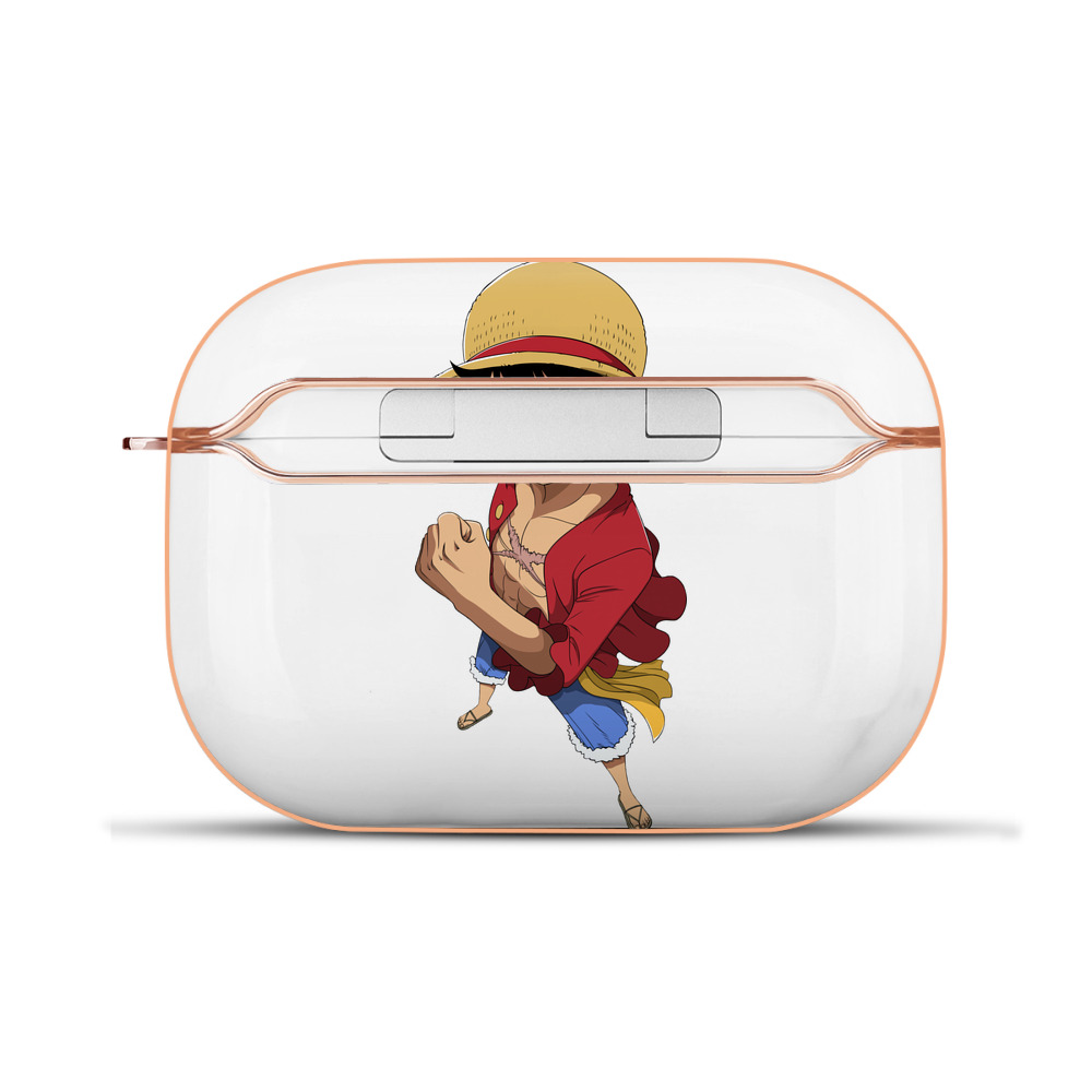 ワンピース モンキー・D・ルフィ ONE PIECE Monkey D. Luffy 【AirPods Pro用】ハードシェル保護ケース｜耐衝撃・防指紋・カラビナ付き商品仕様