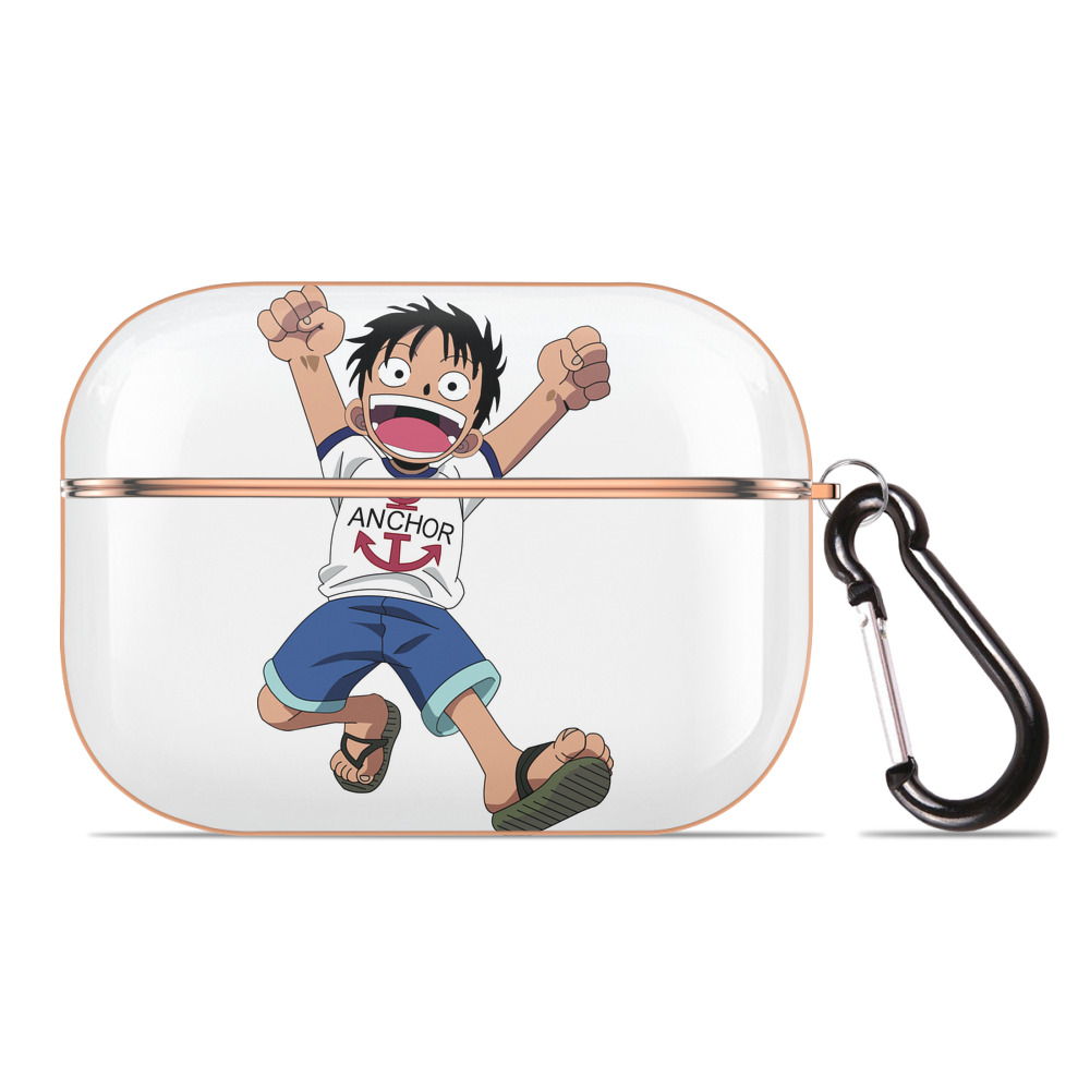ワンピース モンキー・D・ルフィ ONE PIECE Monkey D. Luffy 【AirPods Pro用】ハードシェル保護ケース｜耐衝撃・防指紋・カラビナ付き商品仕様
