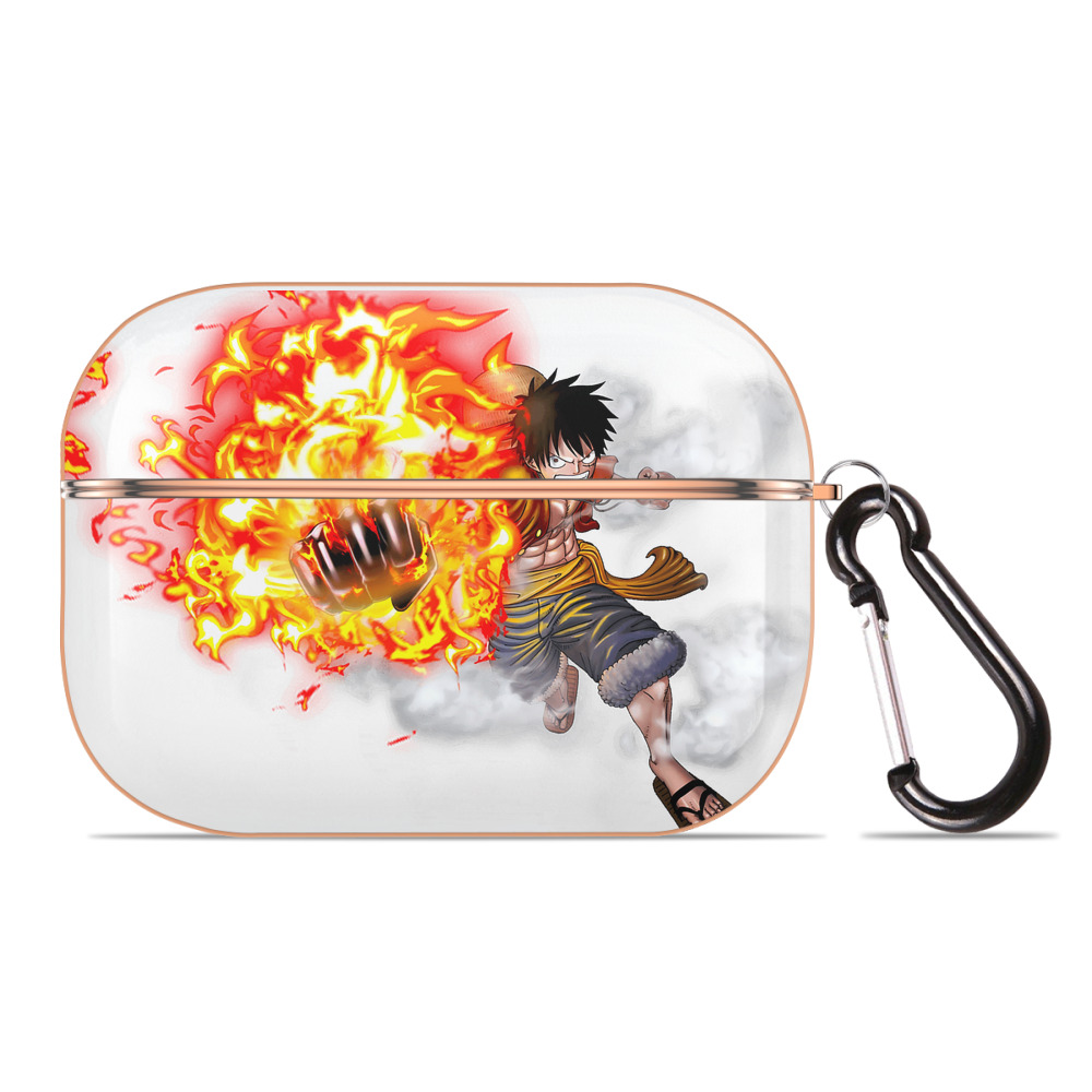 ワンピース モンキー・D・ルフィ ONE PIECE Monkey D. Luffy 【AirPods Pro用】ハードシェル保護ケース｜耐衝撃・防指紋・カラビナ付き商品仕様
