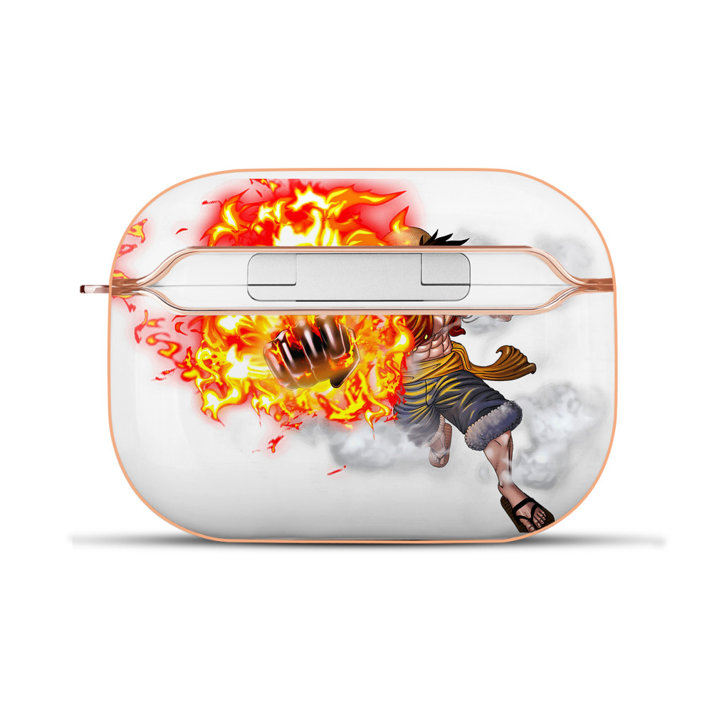 ワンピース モンキー・D・ルフィ ONE PIECE Monkey D. Luffy 【AirPods Pro用】ハードシェル保護ケース｜耐衝撃・防指紋・カラビナ付き商品仕様
